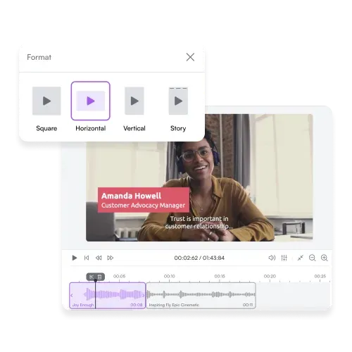 crop your videos for social media